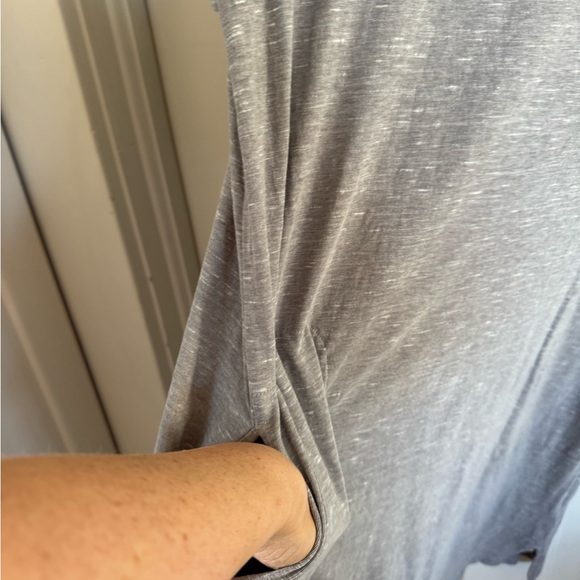 Pact gray organic cotton shirt dress size large - Picture 3 of 7